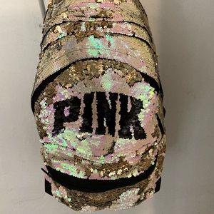 (SOLD) Victoria secret PINK campus backpack sequin